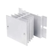 Ssr Alüminyum Soğutucu Blok  Solid State Röleler İçin 10A / 40A Ray Montaj Edilebilir Isı Sıcaklık Düşürücü Radyatör thumbnail 6