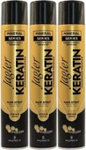 Jagler Saç Spreyi 400ML Keratinli  Keratin Strong Hold - Minarelli - Ekstra Sert (3 Lü Set) - 1