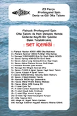 Fishack 25 Parça Spin At-Çek Deniz ve Göl Olta Seti M - 1.50MT / 10-30GR - 2