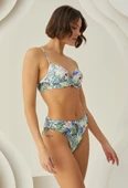 Nbb Bayan Desenli Kaplı Bikini Mayo 51578 - 1