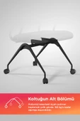 Ergolife Sit Air Ofis Koltuğu | Tekerlekli, Bel Destekli, Fileli, Siyah, Bilgisayar Sandalyesi -572.60.1.682 - 5