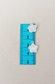 Oya Abiye Bileklik Kolye Pleksi Metalik Plastik Pul Gümüş Renk 8 gram 40 adet - BNC524 - 2