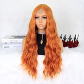 Açık Bakır Tül Peruk thumbnail 3