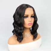 Siyah Küt Tül Peruk - 2