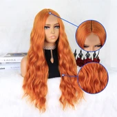 Açık Bakır Tül Peruk thumbnail 4