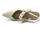 Feles Taş Toka Detaylı Arkası Açık Kadın Babet Ayakkabı thumbnail 6