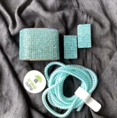 Brokoli Home İphone 18w/20w Uyumlu Şarj Aleti Kılıfı, Şarj Kablo Koruyucu, Şarj Koruyucu Kılıf,Mavi - 2