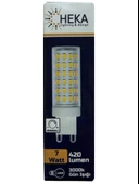 (8 Adet) Heka 7W (49W) 3000K (Gün Işığı) G9 Duylu Dim Edilebilir Led Kapsül Ampul thumbnail 2