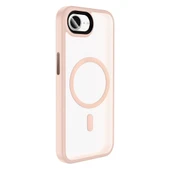 Apple iPhone 16E Kılıf Mat Arka Yüzey Wireless Şarj Özellikli Zore Flet M-safe Kapak - 4