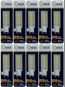 (10 Adet) Heka 7W (49W) 3000K (Gün Işığı) G9 Duylu Dim Edilebilir Led Kapsül Ampul thumbnail 1