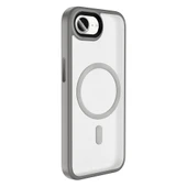 Apple iPhone 16E Kılıf Mat Arka Yüzey Wireless Şarj Özellikli Zore Flet M-safe Kapak - 2