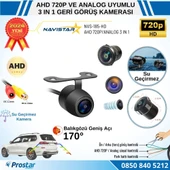 Balıkgözü Kelebek AHD 720P ve Analog Çevrilebilir 170 Derece Geniş Açılı Geri Görüş Kamerası - 1