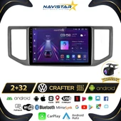 Volkswagen Crafter 2+64GB Android 13 Kablosuz Carplay 2017-2022 Navigasyon Multimedya Sistemi - 1