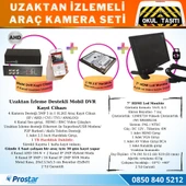 Full Ahd Araç Kamera Seti 4 Kameralı 1 Tb Harddisk Dahil Kayıtlı 7 Inç Hdmi Ekranlı - 2