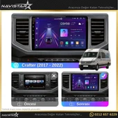Volkswagen Crafter 2+64GB Android 13 Kablosuz Carplay 2017-2022 Navigasyon Multimedya Sistemi - 3