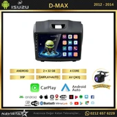 Isuzu DMax 2012-2014 Model 2GB + 64GB Android 13 Kablosuz Carplay Navigasyon Multimedya Sistemi - 2