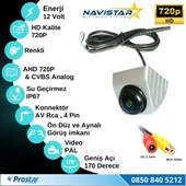 AHD 720P ve Analog Çevrilebilir 170 Derece Balıkgözü Geniş Açılı  Geri Görüş Kamerası - 4