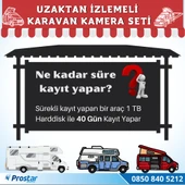 Karavan 1 Tb Harddiskli 9 Inç Hdmi Monitörlü 4 Kameralı Uzaktan İzlemeli Kayıtlı Kamera Seti - 4