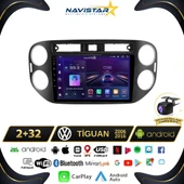 Volkswagen Tiguan 2+64GB Android 13 Kablosuz Carplay 2006-2016 Navigasyon Multimedya Sistemi thumbnail 1