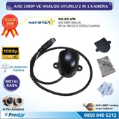 Metal Mini Kasa AHD 1080P ve Analog Pal Çevirilebilir 4 Pin Starlight Gece Görüşlü Yön Ayarlanabilir Araç Kamerası - 4