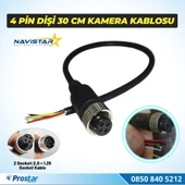 30 Cm 4 Pin aviation dişi soket Kısa Kamera Kablosu thumbnail 1