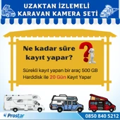 Uzaktan İzlemeli Karavan Kamera Seti 4 Kameralı 500 Gb Harddisk Dahil Kayıtlı 9 Inç Hdmi Ekranlı - 4