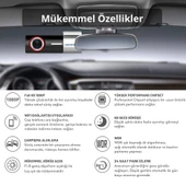 U700 Wifi 1080P 170° Geniş Açı Gece Görüşlü 128 GB Destekli Akıllı Araç içi Kamera - 3