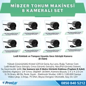 8 Kameralı Mibzer Havalı Tohum Makinesi 9 Inç Hdmi Monitörlü Kamera Seti - 3