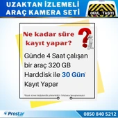 Full Ahd Araç Kamera Seti 4 Kameralı 320 Gb Harddisk Dahil Kayıtlı 7 Inç Hdmi Ekranlı - 4