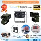 AHD 1080P ve Analog Pal Çevirilebilir 4 Pin Gece Görüşlü Metal Ayaklı Full HD Kamera - 2