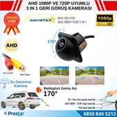 AHD 1080P ve 720P Çevrilebilir 170 Derece Balıkgözü Geniş Açılı  Geri Görüş Kamerası - 2