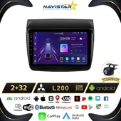 Mitsubishi L200  2006-2014 Model 2GB + 64GB Android 13 Kablosuz Carplay Navigasyon Multimedya Sistemi - 1