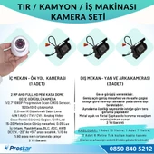 Tır Kamyon İş Makinası Için Uzaktan İzlemeli 4 Kameralı 1 Tb Harddisk Kamera Seti - 3