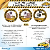 Taksi Kamera Seti 5 Uzaktan Izlemeli 3 Kameralı Wifi 500 Gb Harddisk Dahil - 3