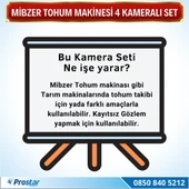 Mibzer Havalı Tohum Makinesi 4 Kameralı 7 Inç Monitörlü Araç Seti - 4