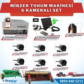 6 Kameralı Mibzer Havalı Tohum Makinesi 9 Inç Hdmi Monitörlü Kamera Seti - 1