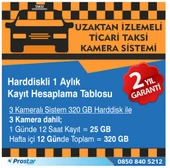 Ticari Taksiler Için Uzaktan İzlemeli Kamera Sistemi Seti - 2