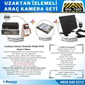 Full Ahd Araç Kamera Seti 4 Kameralı 320 Gb Harddisk Dahil Kayıtlı 7 Inç Hdmi Ekranlı - 2