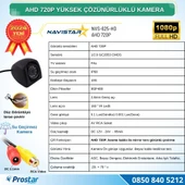 AHD 720P Metal kasa 3 MP Lensli Gece Görüşlü AV girişli HD Kamera - 4