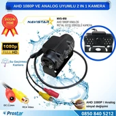 AHD 1080P ve Analog Pal Çevirilebilir 16 IR Ledli Gece Görüşlü Full HD Araç Kamerası - 2