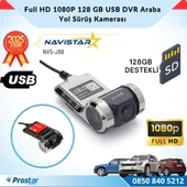 Usb 128 GB Destekli HD 1080P Dvr Araç Yol Sürüş Kamerası - 1