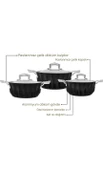 Diagon 6 Parça Midi Set - 2