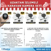 Karavan 1 Tb Harddiskli 9 Inç Hdmi Monitörlü 4 Kameralı Uzaktan İzlemeli Kayıtlı Kamera Seti - 3