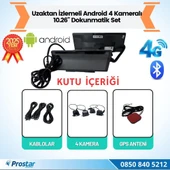 Profesyonel 10. 26 İnç Android Uzaktan İzlemeli Araç Dokunmatik Full Set - 5