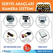 Okul Ve Servis Taşıtları İçin 1 Tb Kayıtlı Kamera Set - 1