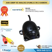 Metal Mini Kasa AHD 1080P ve Analog Pal Çevirilebilir Starlight Gece Görüşlü Yön Ayarlanabilir Araç Kamerası - 2