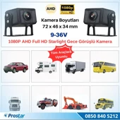 Navistar Ahd 1080P Full Hd 4Pin Starlight Plastik Kasa Gece Görüşlü Geri Görüş Kamerası - 3
