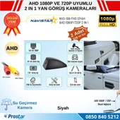 Yan Araç Kamerası AHD 1080P ve 720P Full HD Mini (Siyah) Özel Tasarım - 4