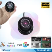 Araçlar Için Mini Metal Dome 2 Mp Full Hd Gece Renkli Görüşlü Kamera Geniş Açılı - 1
