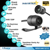 Navistar Ahd 720P 4 Pin Soketli Kelebek Ve Tampon Uyumlu 6 Mt 4 Pin Kablolu Kamera - 2
